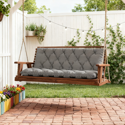 Porch Swing Cushion with Backrest