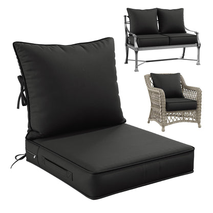 Deap Seat & Backrest Cushions Set