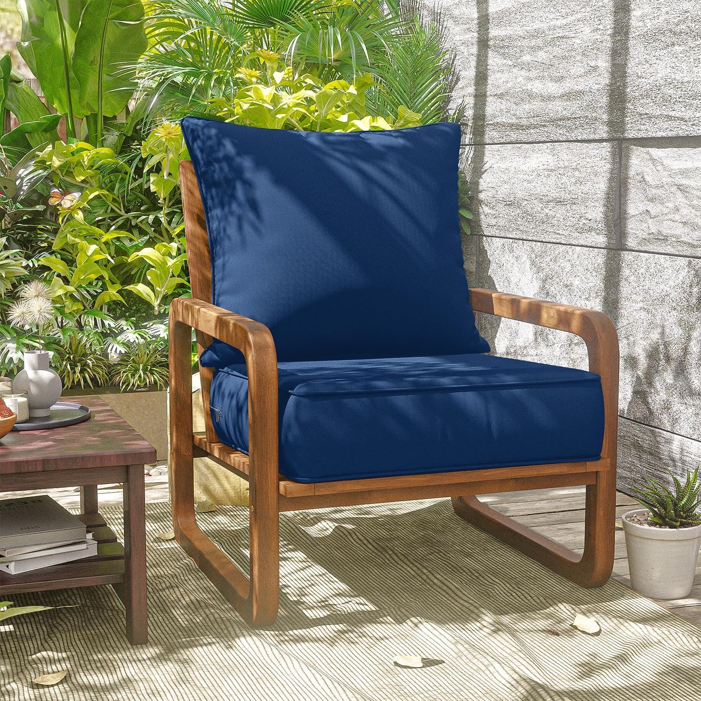 Deap Seat & Backrest Cushions Set