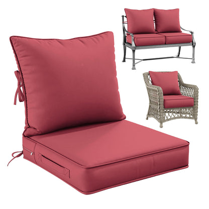 Deap Seat & Backrest Cushions Set