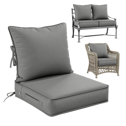 Deap Seat & Backrest Cushions Set