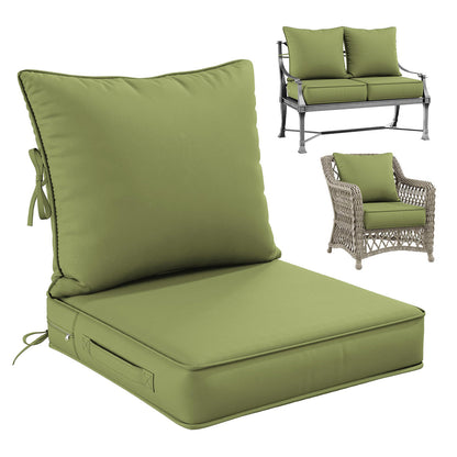 Deap Seat & Backrest Cushions Set