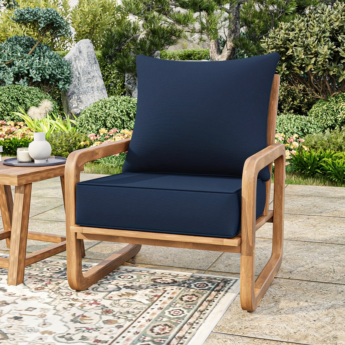 Deap Seat & Backrest Cushions Set