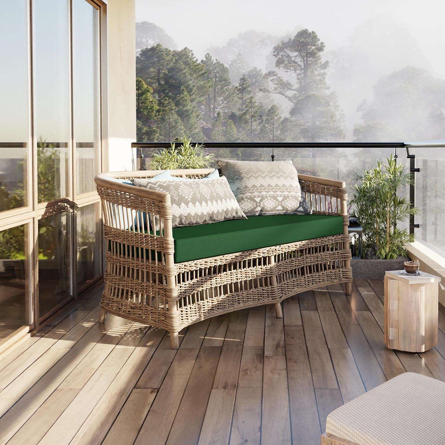 Outdoor Bench Cushion Snubbull