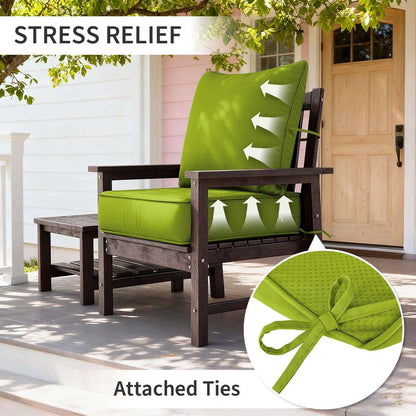 Outdoor Seat Cushion Pillow Set Snubbull