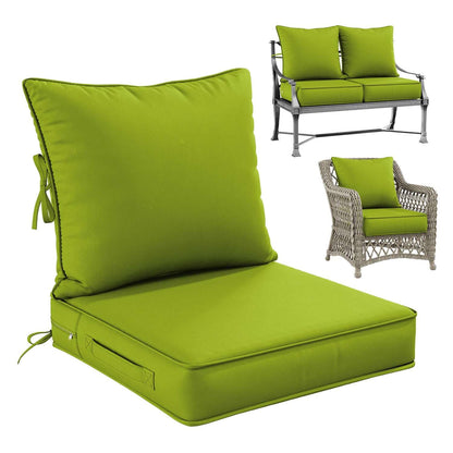 Outdoor Seat Cushion Pillow Set Snubbull