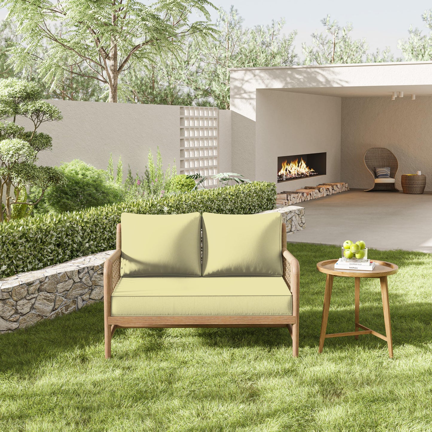 Outdoor Loveseat Cushion