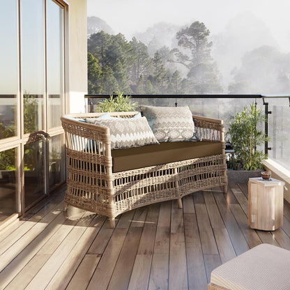 Outdoor Bench Cushion for Backyard Garden