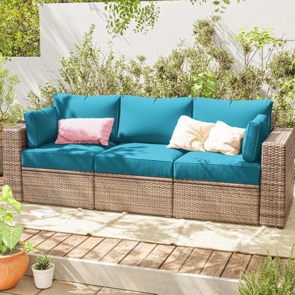 Outdoor Cushion Cover Replacement for 3-Seat Sofa