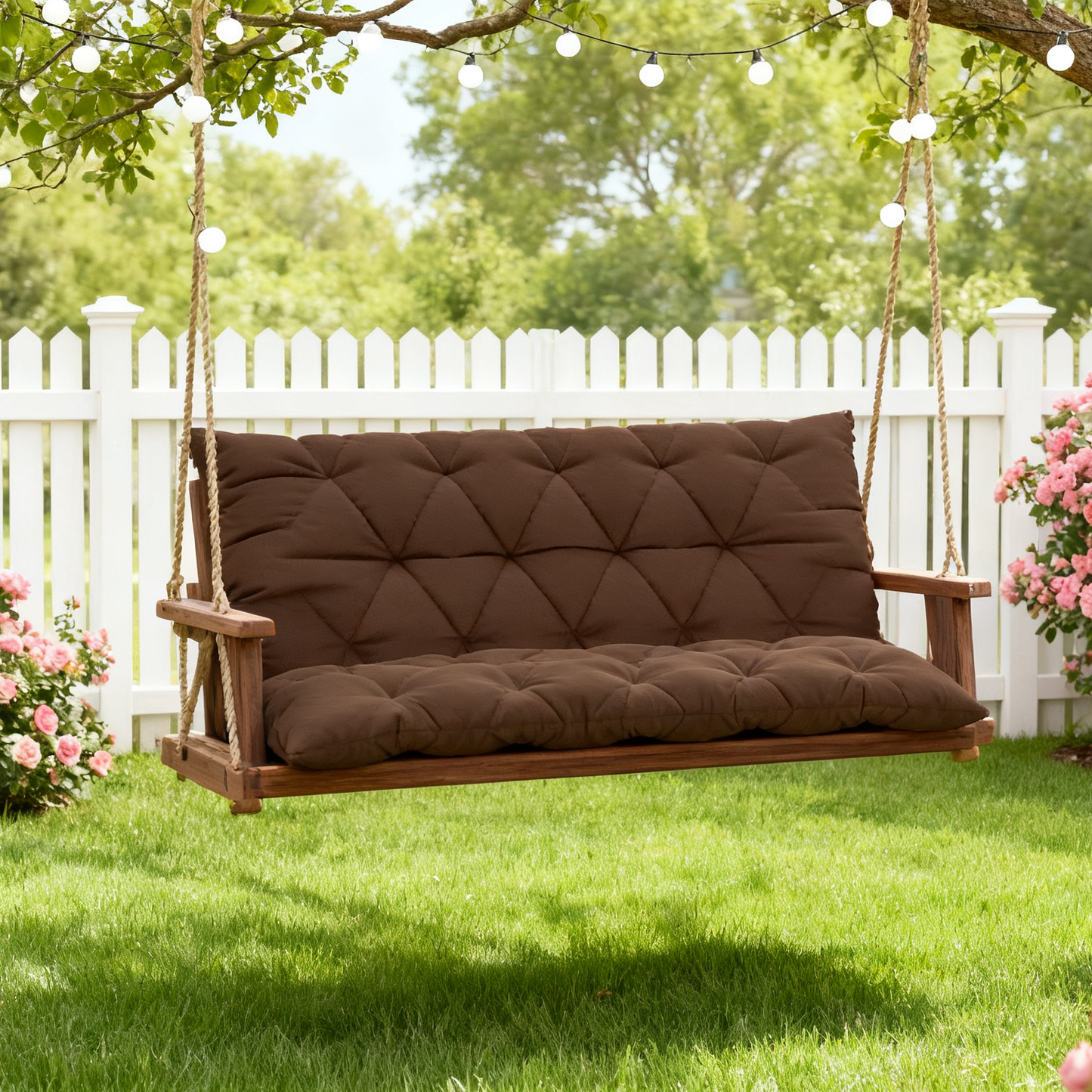 Porch Swing Cushion with Backrest Snubbull