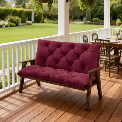 Porch Swing Cushion with Backrest Snubbull