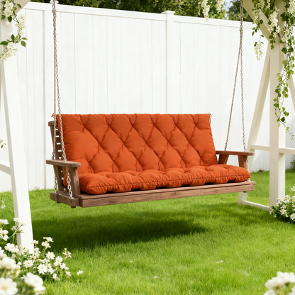 Porch Swing Cushion with Backrest Snubbull