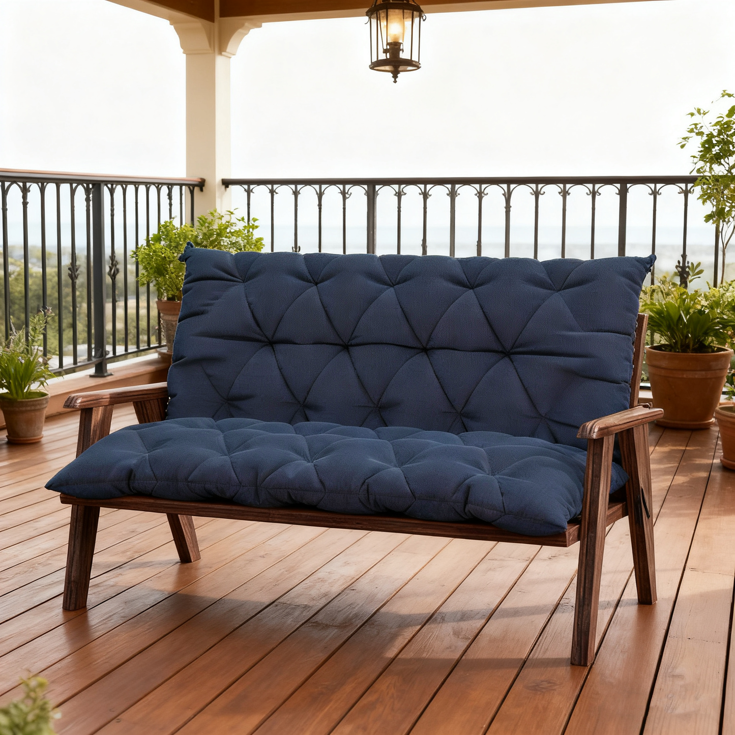 Porch Swing Cushion with Backrest Snubbull