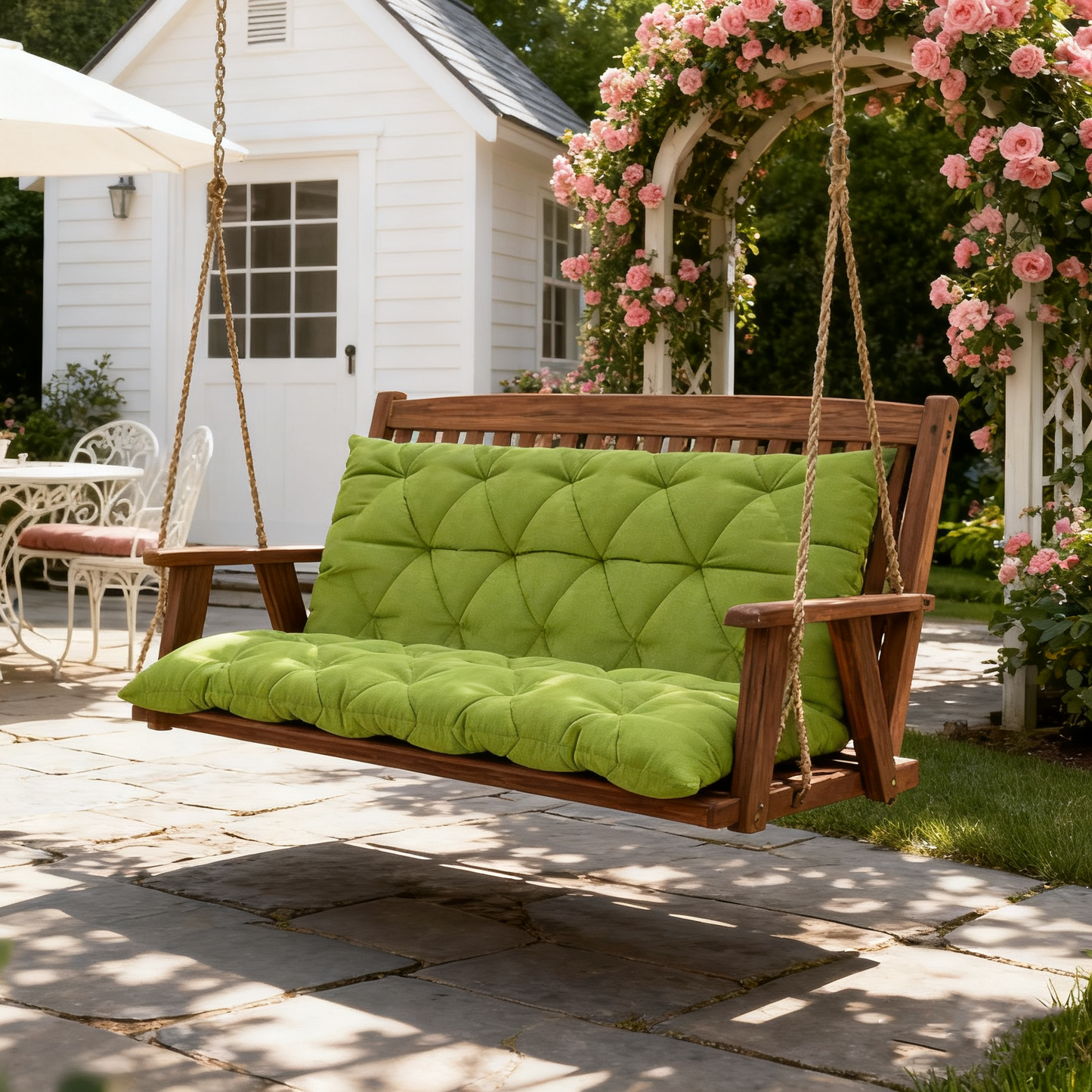 Porch Swing Cushion with Backrest Snubbull