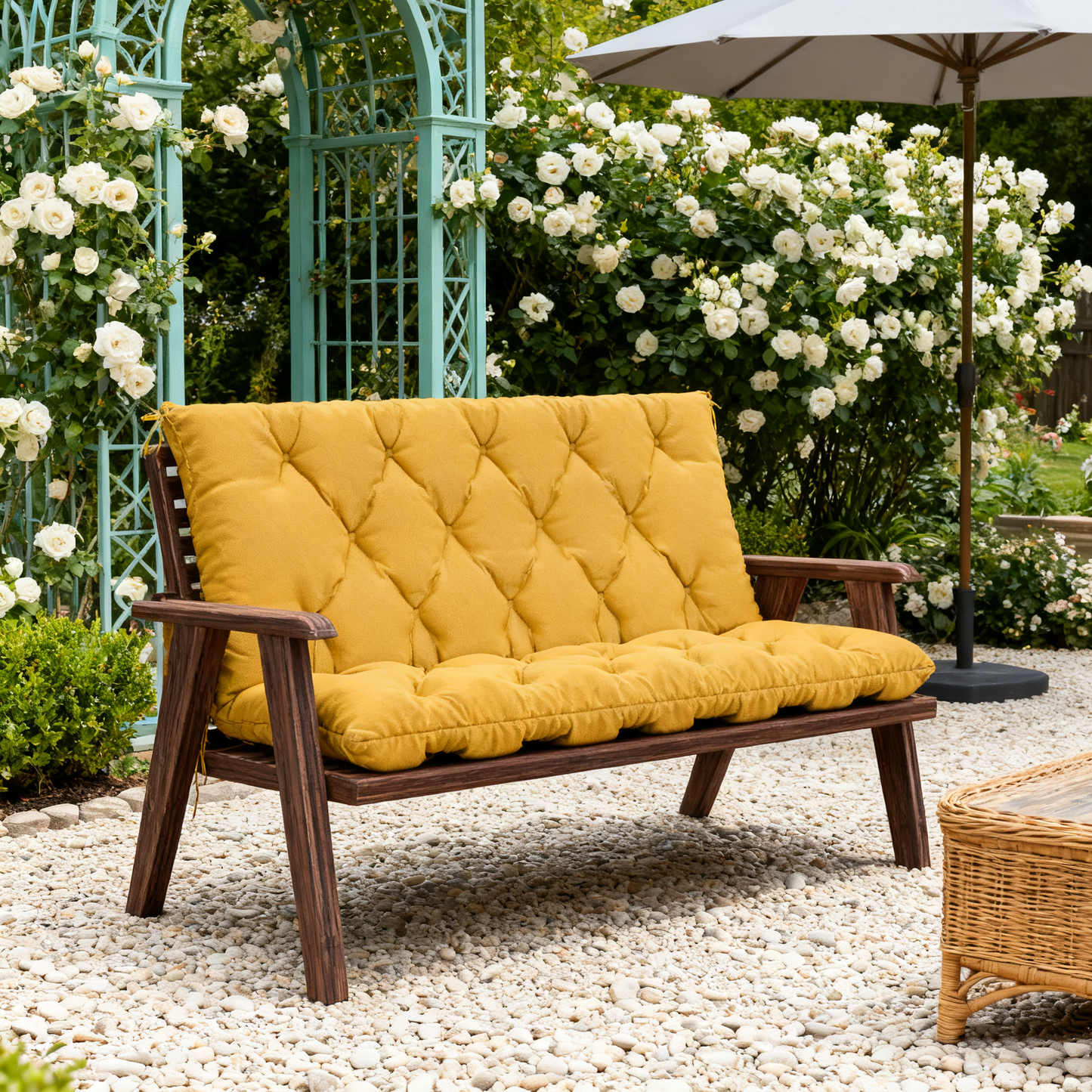 Porch Swing Cushion with Backrest Snubbull