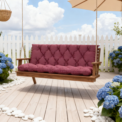 Porch Swing Cushion with Backrest Snubbull