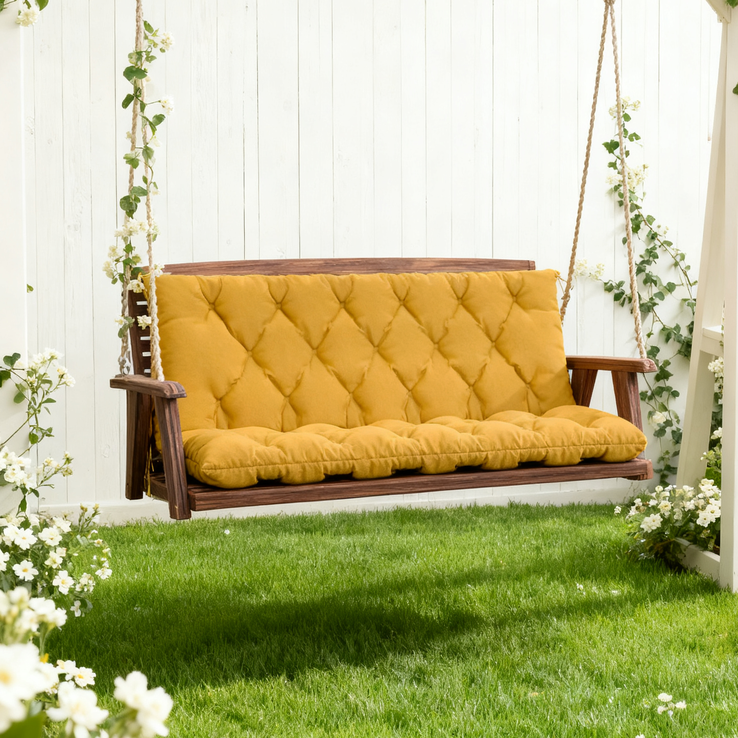 Porch Swing Cushion with Backrest Snubbull