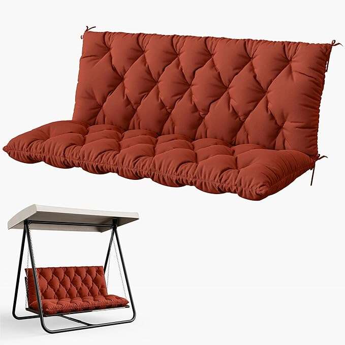 Porch Swing Cushion with Backrest Snubbull