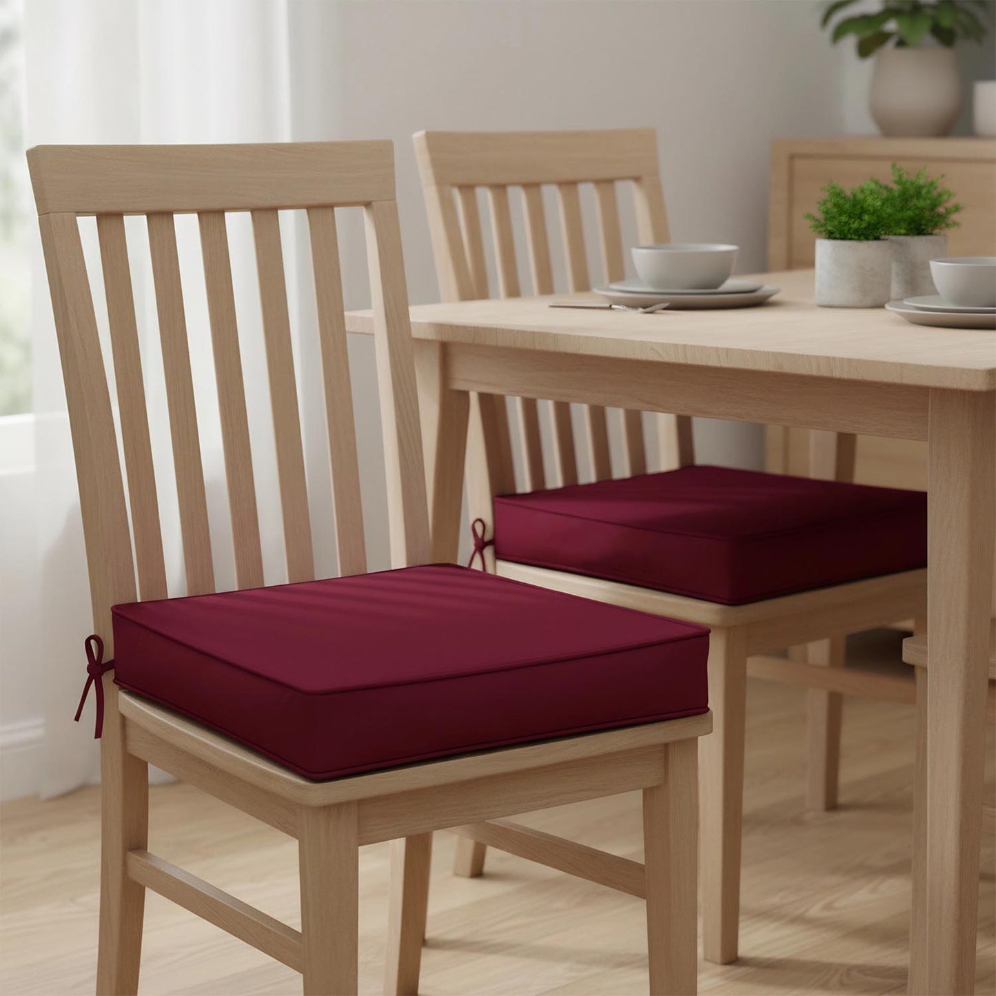 2PCS Outdoor Patio Seat Pads