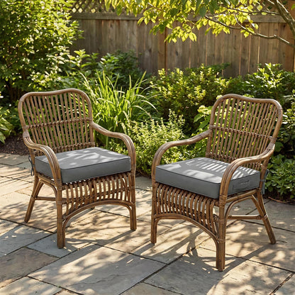 2PCS Outdoor Patio Seat Pads