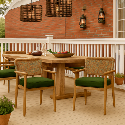 2PCS Outdoor Patio Seat Pads
