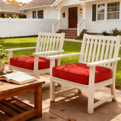 2PCS Outdoor Patio Seat Pads