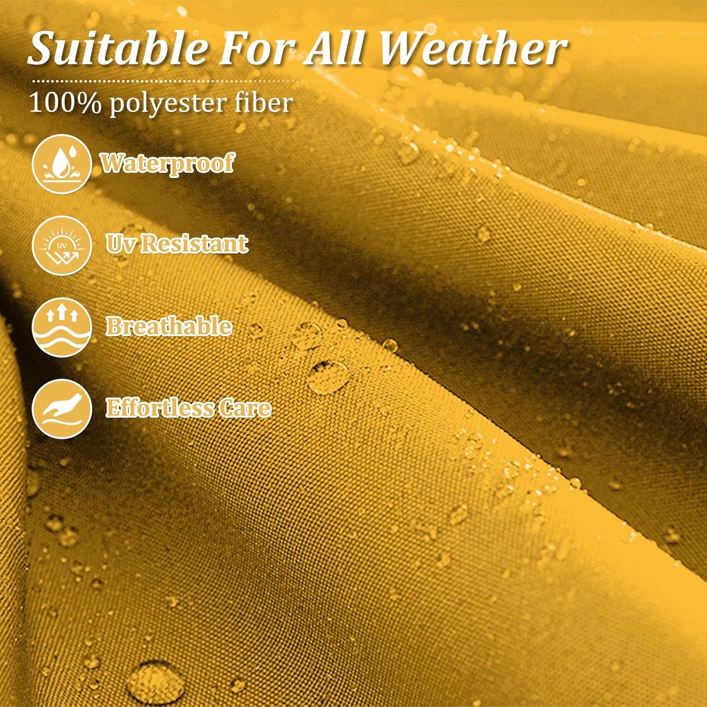 4" Patio Sectional Cushion Set (6-Seater, 14 Pieces)