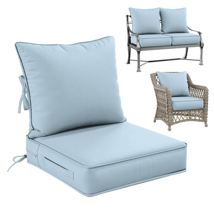 Deap Seat & Backrest Cushions Set