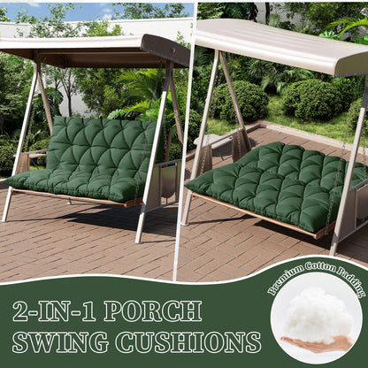 Porch Swing Cushion with Backrest