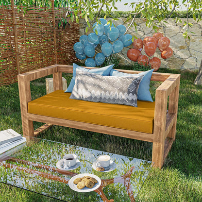 Outdoor Bench Cushion for Backyard Garden