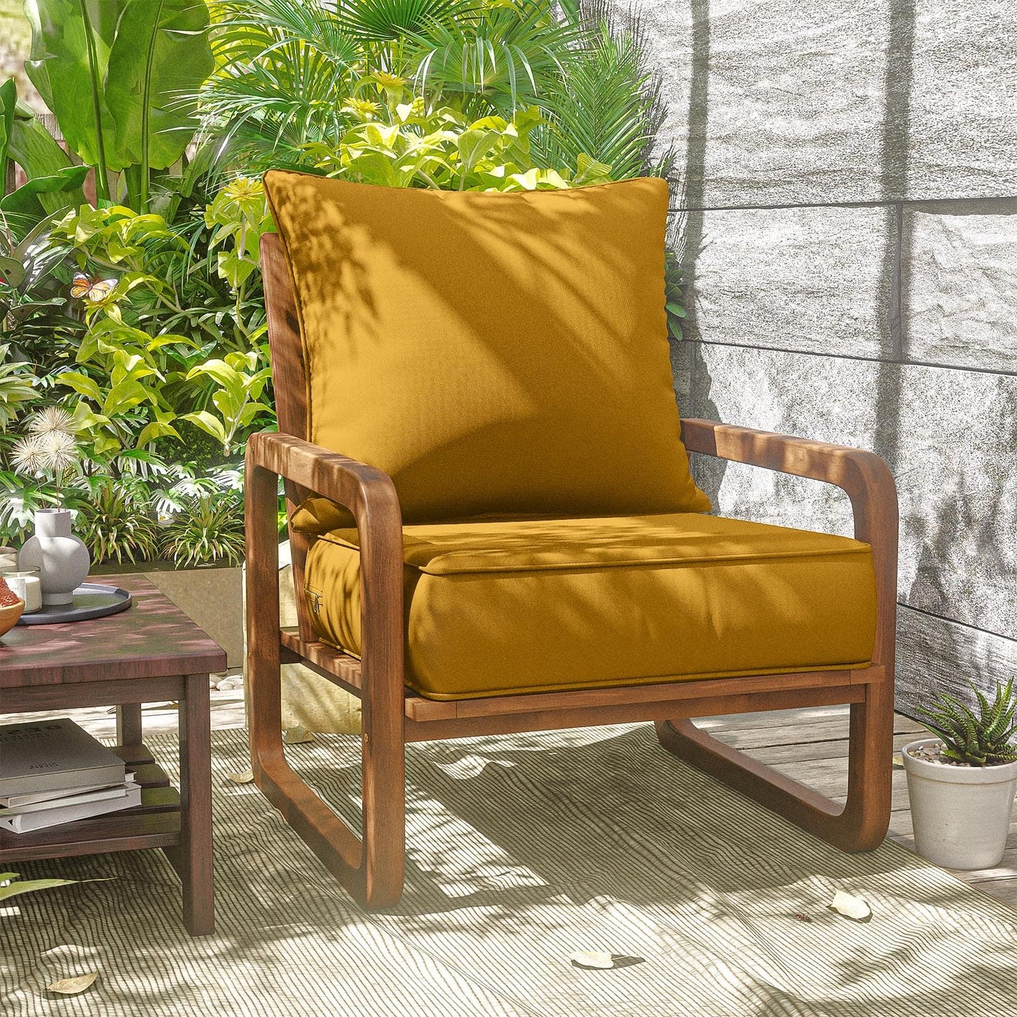 Deap Seat & Backrest Cushions Set